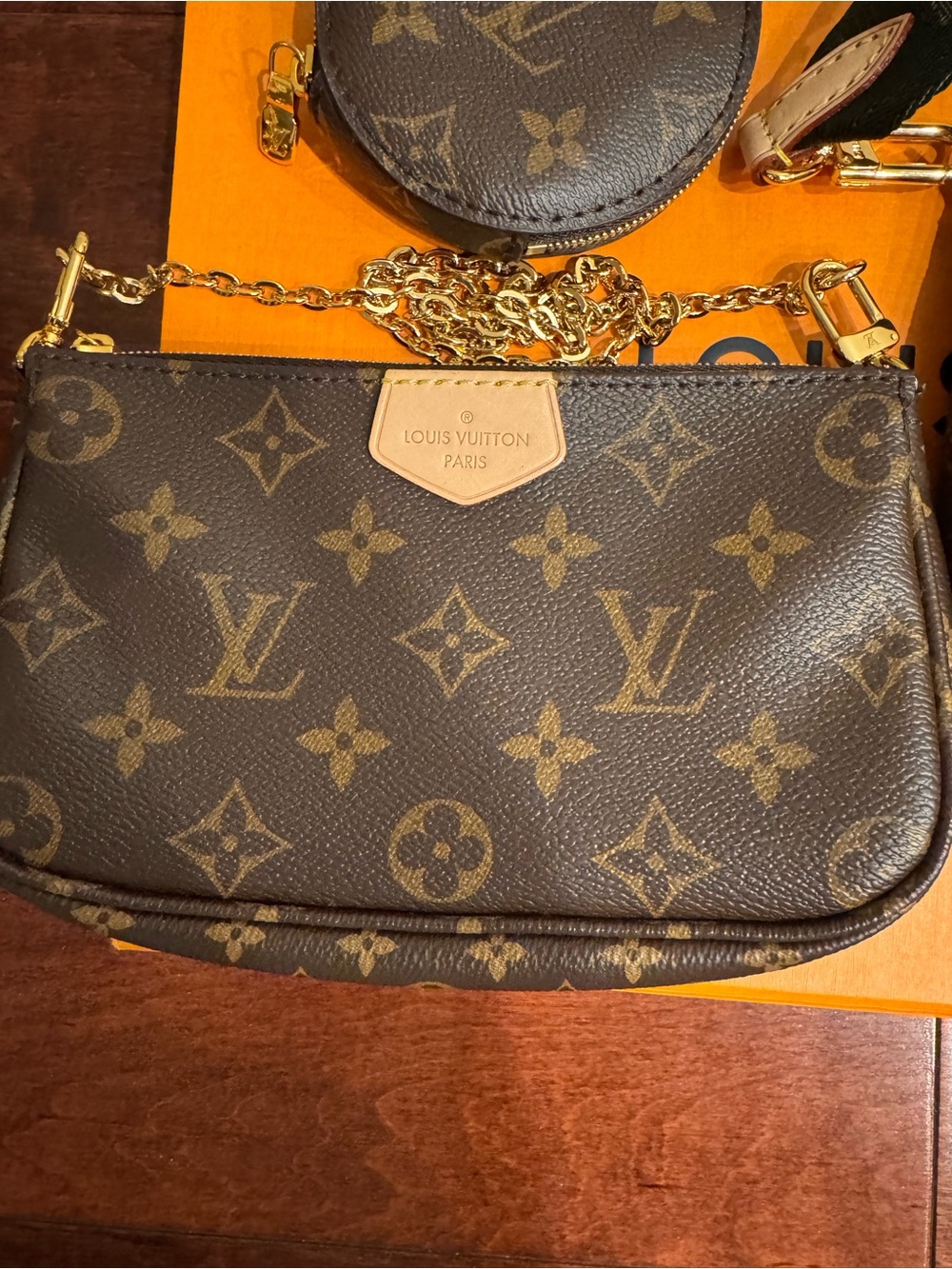 Authentic LOUIS VUITTON Monogram Multi Pochette Accessories Kaki 🛍 - Picture 7 of 16